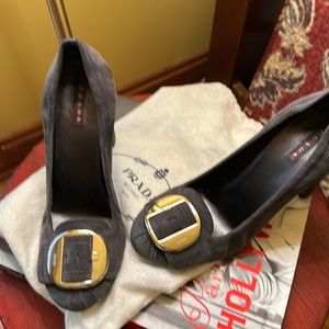 Prada Shoes -Grey Suede